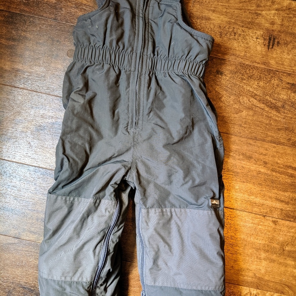 Children's place TCP grey snow pants bib overall